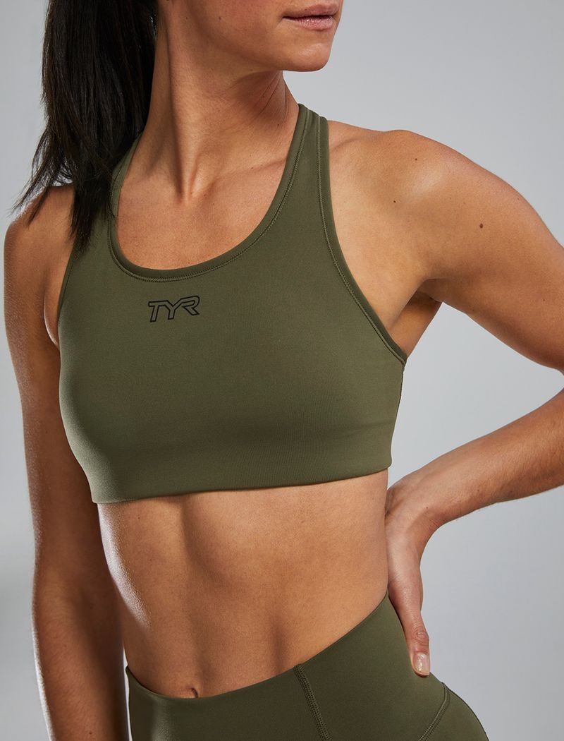 Soutien Gorge Sport Tyr Joule Elite? Classiche Femme Vert Olive | 72707533HZT