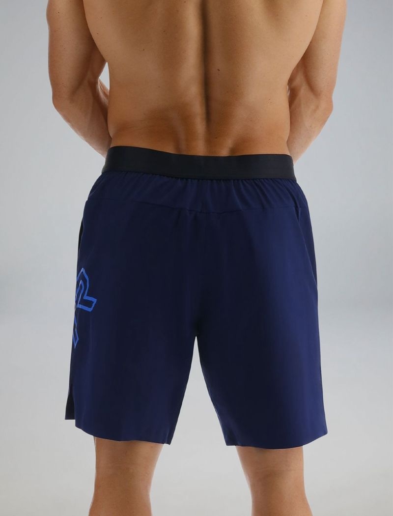 Short Tyr Hydrosphere? Doublée 7 Unbroken Big Logo Homme Bleu Marine | 39219097PNS