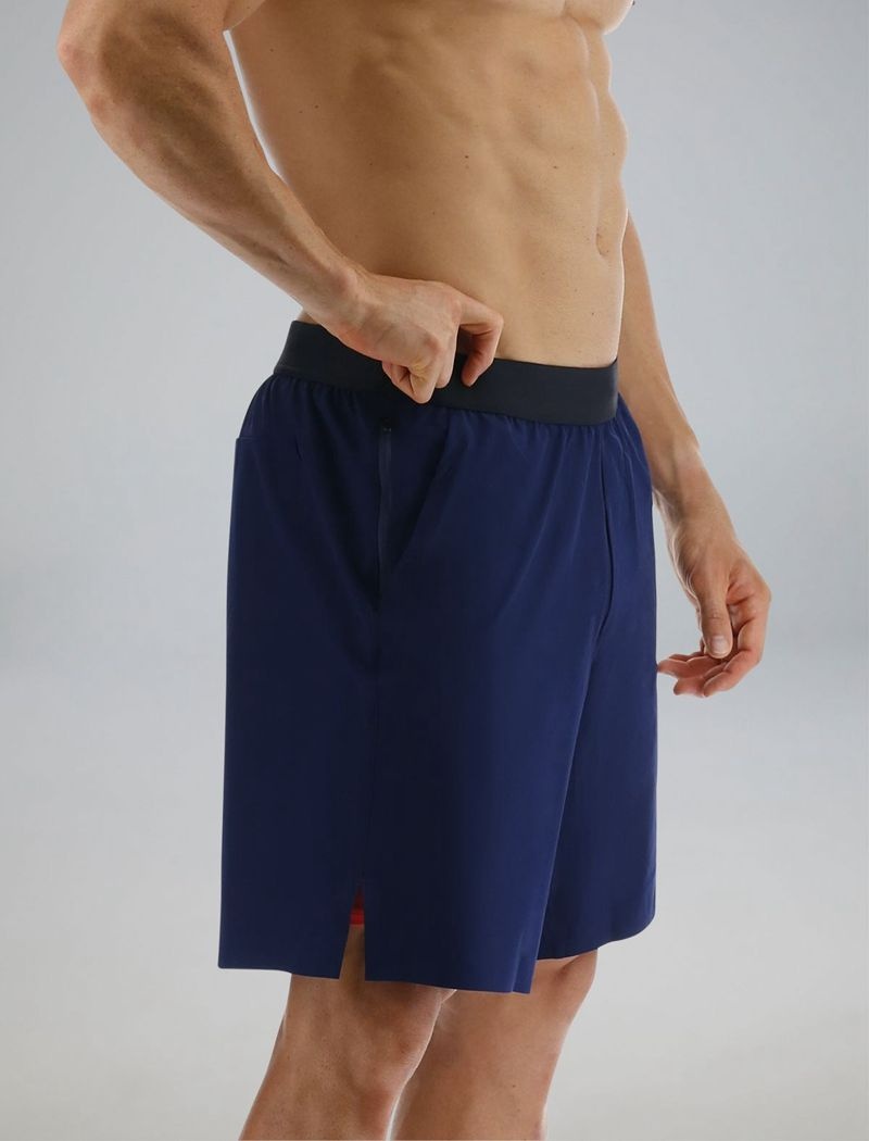 Short Tyr Hydrosphere? Doublée 7 Unbroken Big Logo Homme Bleu Marine | 39219097PNS