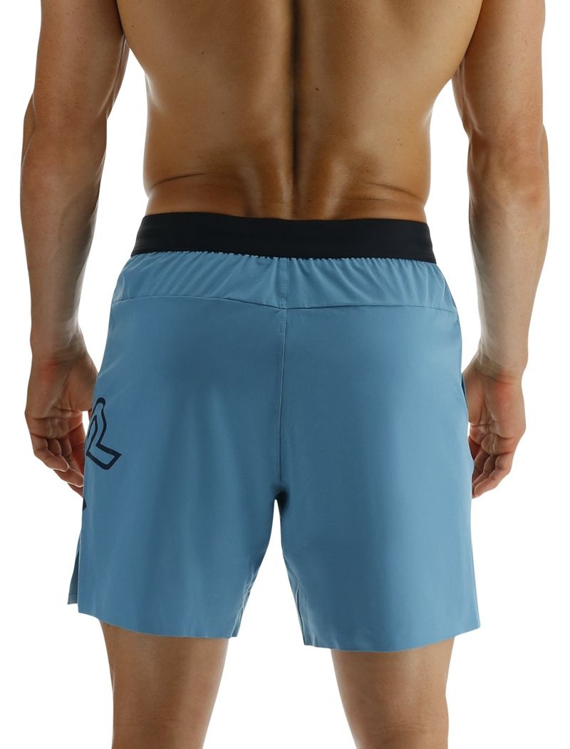 Short Tyr Hydrosphere? Unlined 7 Unbroken Big Logo Homme Bleu | 29749191XDL