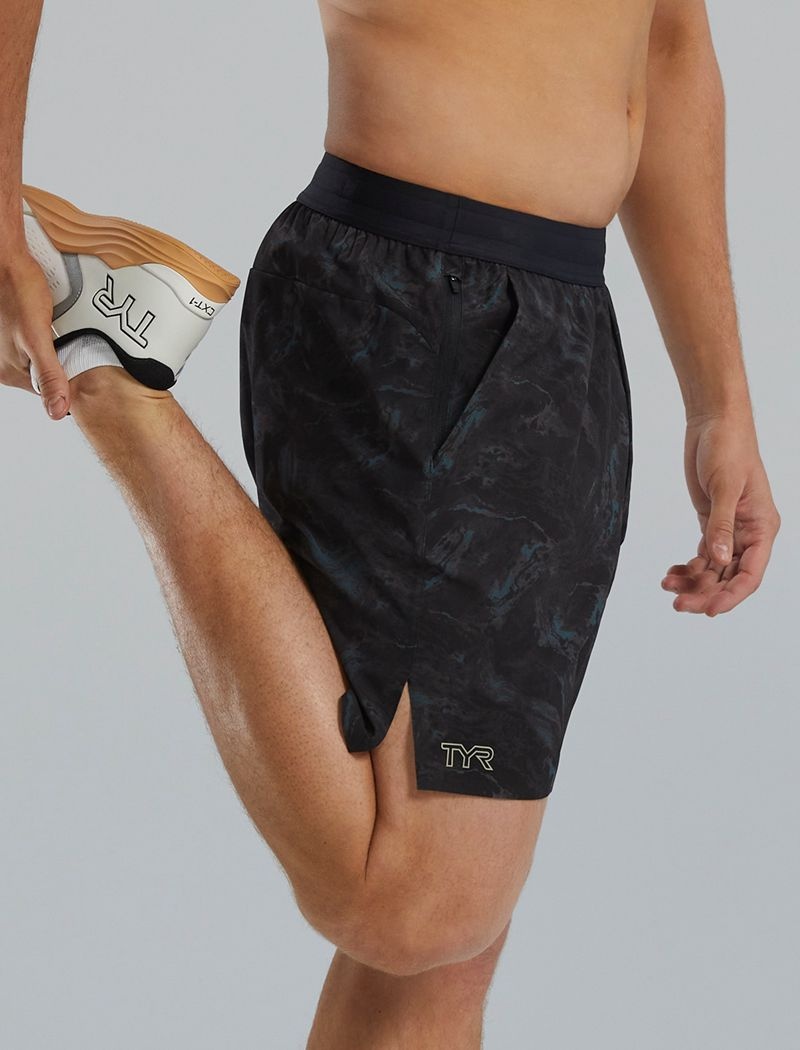 Short Tyr Hydrosphere? Unlined 7 Unbroken Homme Noir | 23727952YIY