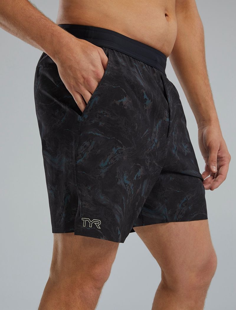 Short Tyr Hydrosphere? Unlined 7 Unbroken Homme Noir | 23727952YIY