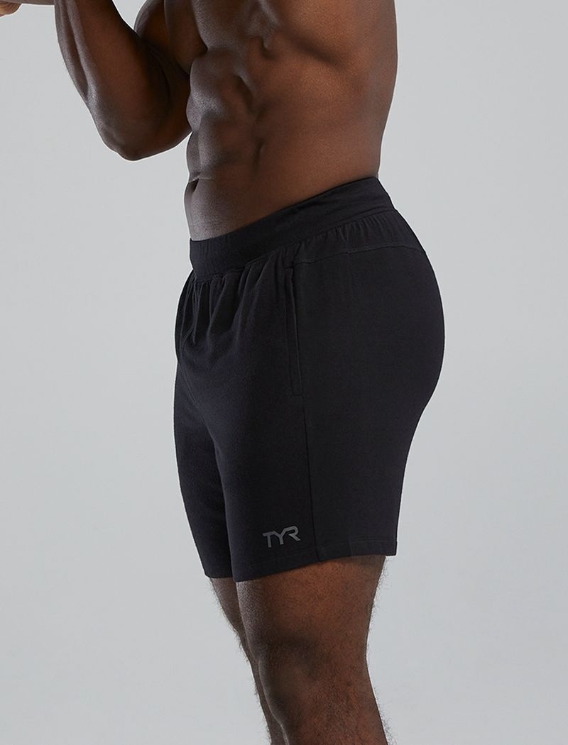 Short Tyr Ultrasoft Midweight Terry A.M. Homme Noir | 55778208MYG