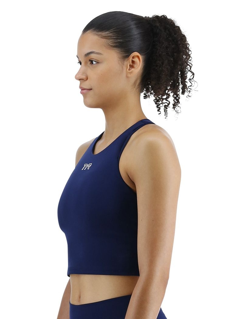 Soutien Gorge Sport Tyr Joule Elite? High Neck Femme Bleu Marine | 39207213QAG