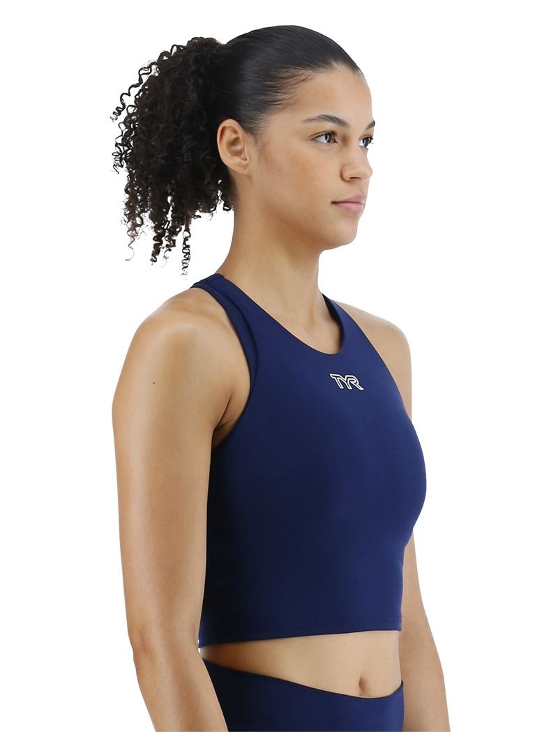 Soutien Gorge Sport Tyr Joule Elite? High Neck Femme Bleu Marine | 39207213QAG