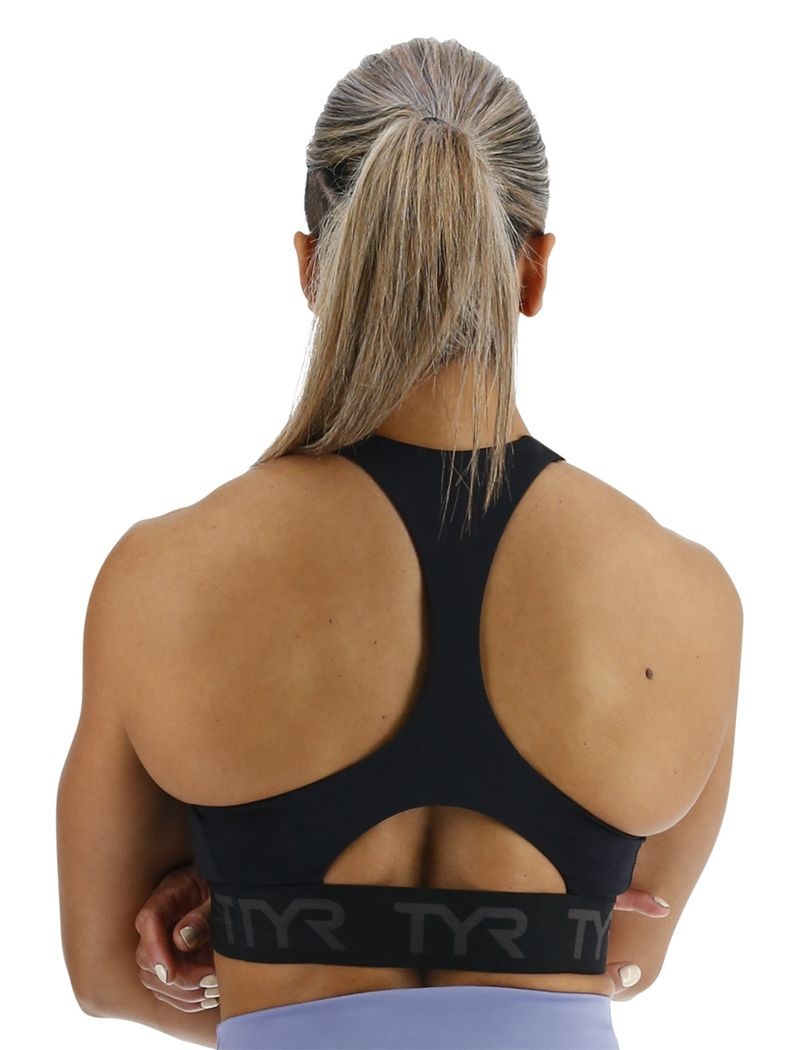 Soutien Gorge Sport Tyr Base Kinetic? Mod Racer Femme Noir | 55939260YXP