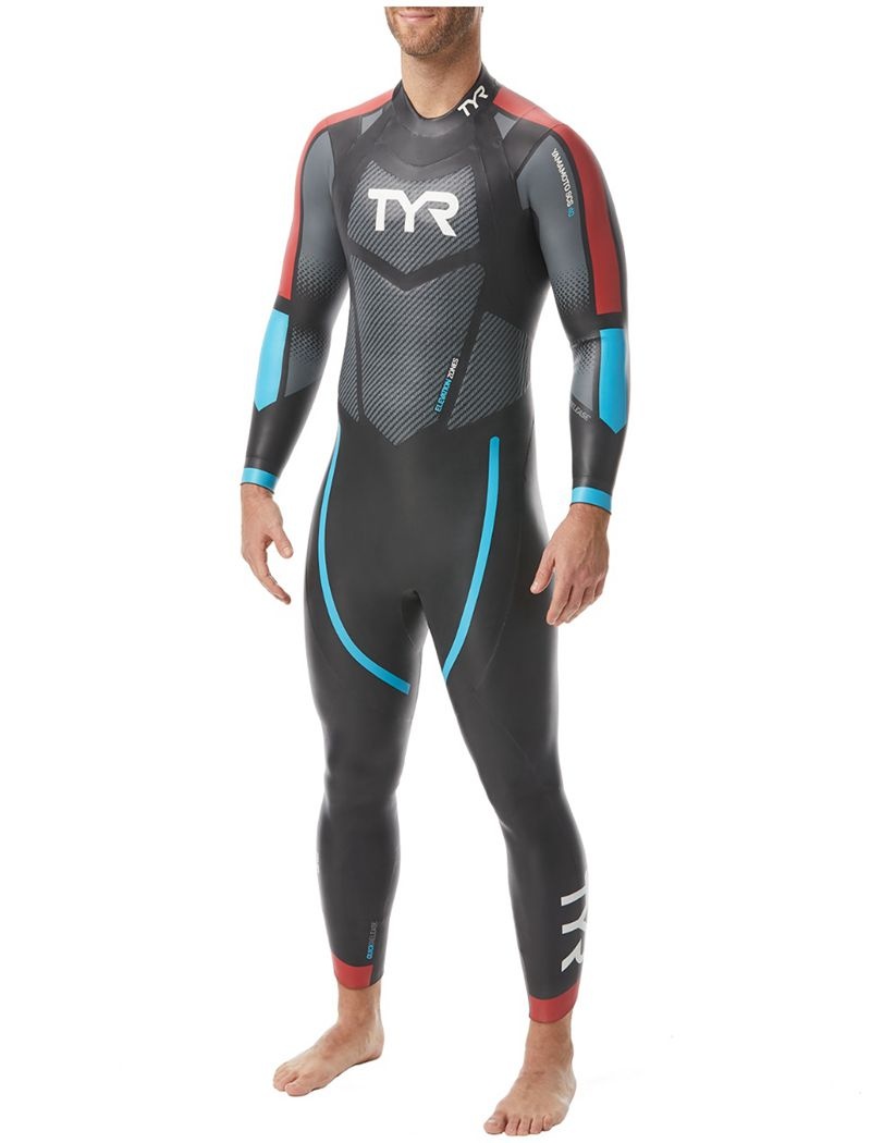 Combinaison En Néoprène Tyr Hurricane? Cat 3 Homme Noir Bleu Rouge | 37805467YMV