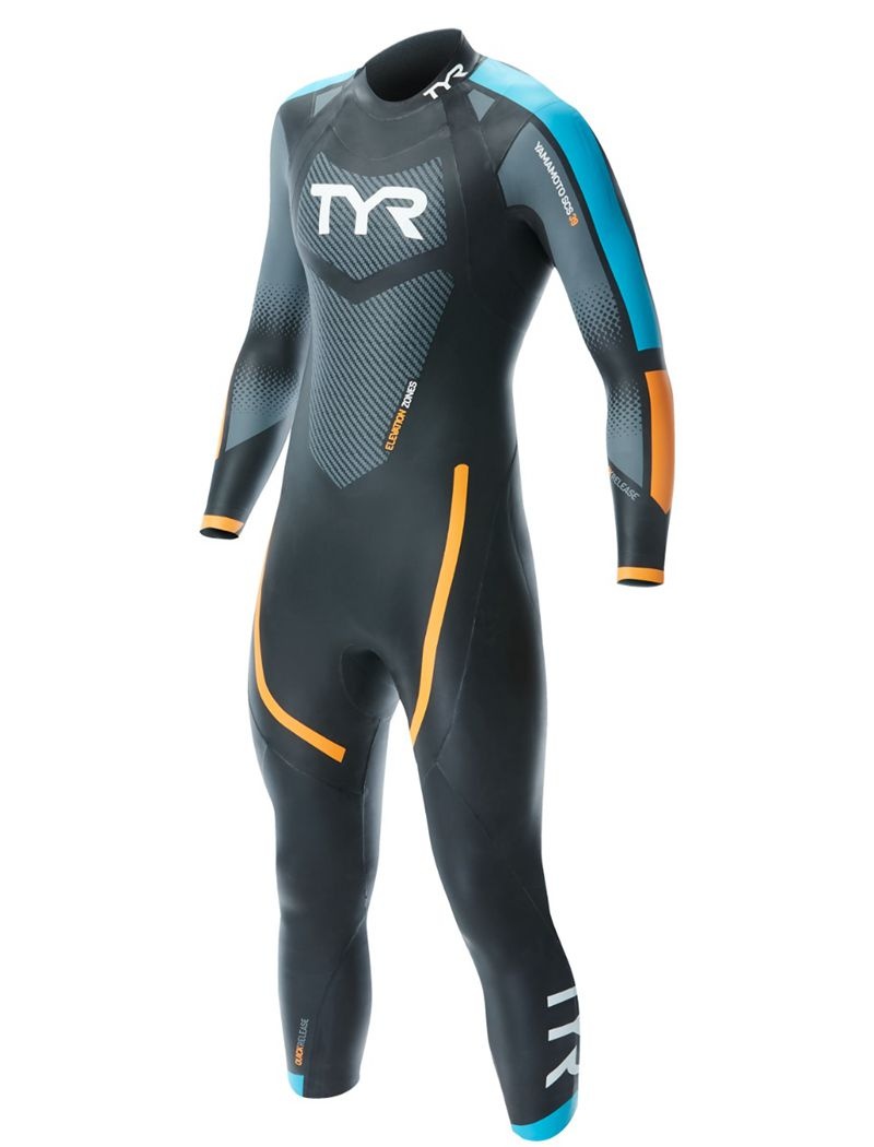 Combinaison En Néoprène Tyr Hurricane? Cat 2 Homme Noir Bleu Orange | 76777704ZRL