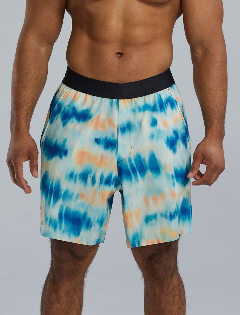 Short Tyr Hydrosphere? Unbroken Doublée 7 Unbroken Homme Bleu Vert | 57453072EIJ