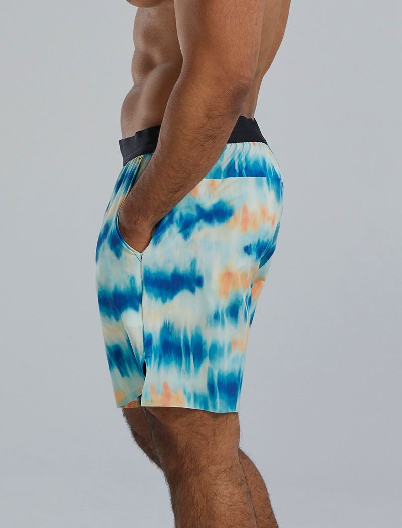 Short Tyr Hydrosphere? Unbroken Doublée 7 Unbroken Homme Bleu Vert | 57453072EIJ