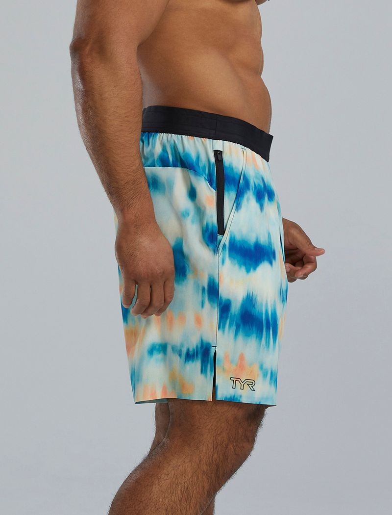 Short Tyr Hydrosphere? Unbroken Doublée 7 Unbroken Homme Bleu Vert | 57453072EIJ