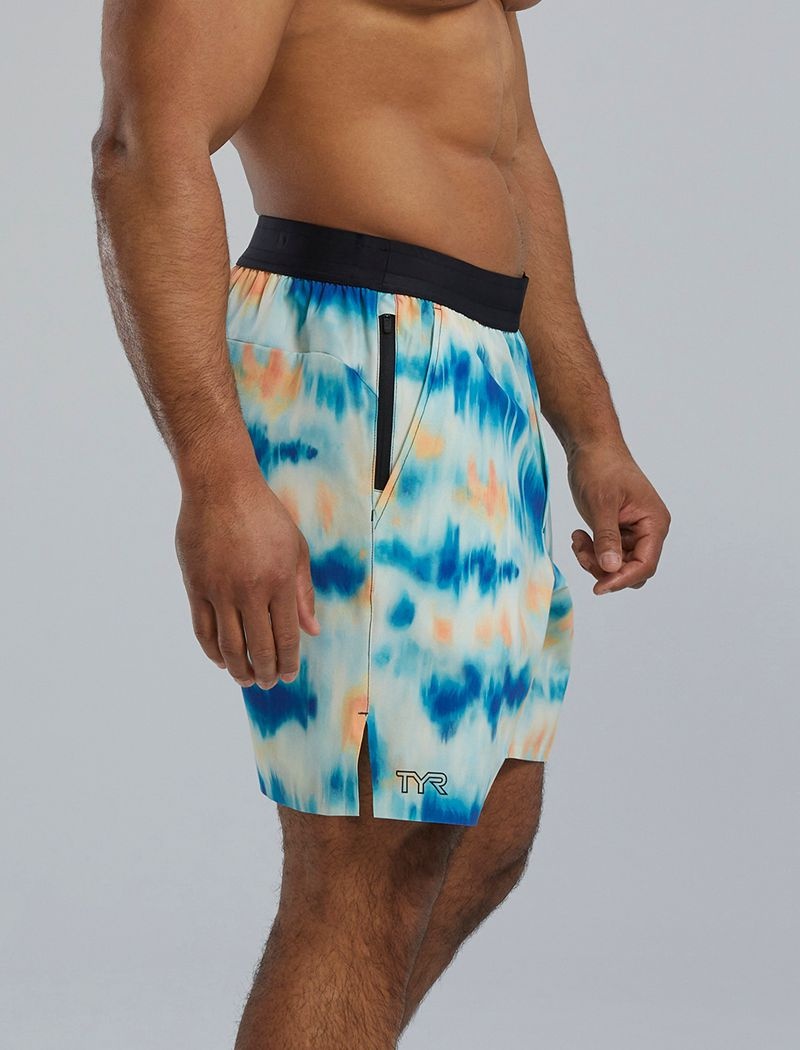 Short Tyr Hydrosphere? Unlined 7 Unbroken Homme Bleu Vert | 85364123TYT