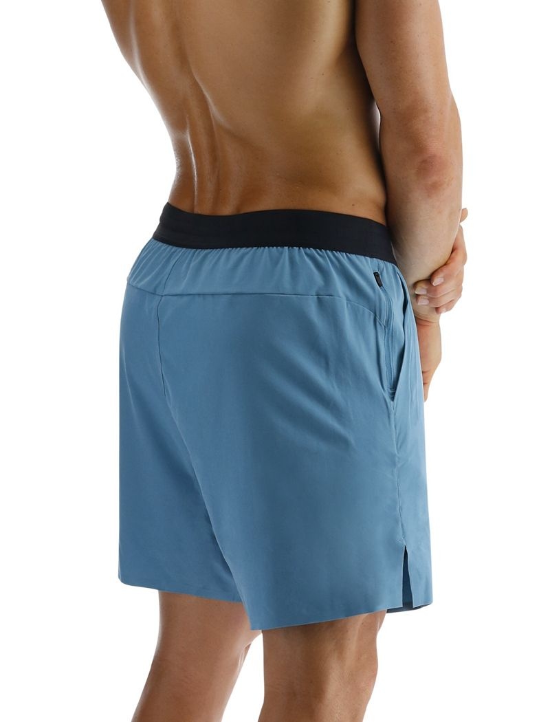 Short Tyr Hydrosphere? Doublée 9 Unbroken Big Logo Homme Bleu | 50454680WCG