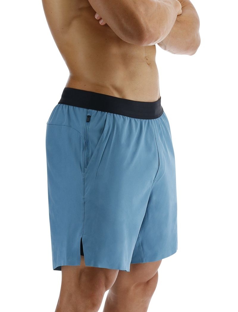 Short Tyr Hydrosphere? Doublée 9 Unbroken Big Logo Homme Bleu | 50454680WCG