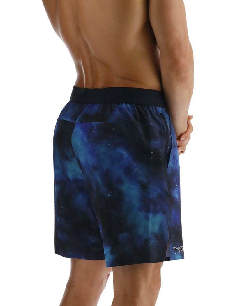 Short Tyr Hydrosphere? Unlined 7 Unbroken Homme Bleu Marine Turquoise | 65856367GWS