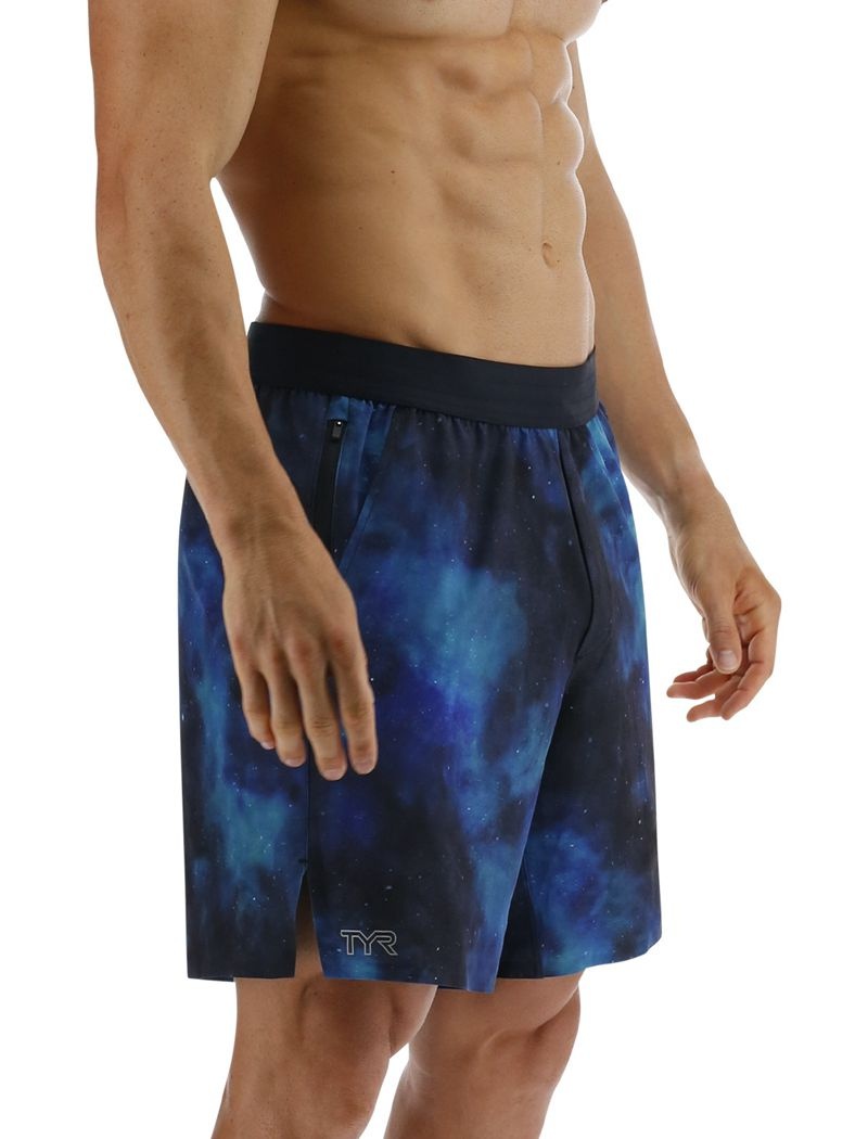 Short Tyr Hydrosphere? Unlined 7 Unbroken Homme Bleu Marine Turquoise | 65856367GWS