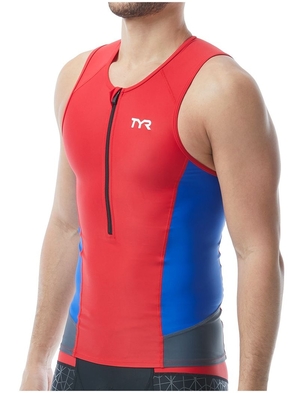 Debardeur Tyr Singlet Homme Rouge Bleu Grise | 17940928ZJT