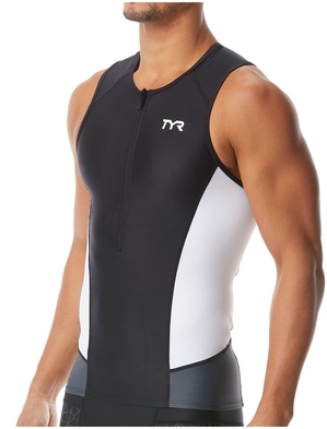 Debardeur Tyr Singlet Homme Noir Blanche | 22761243HED