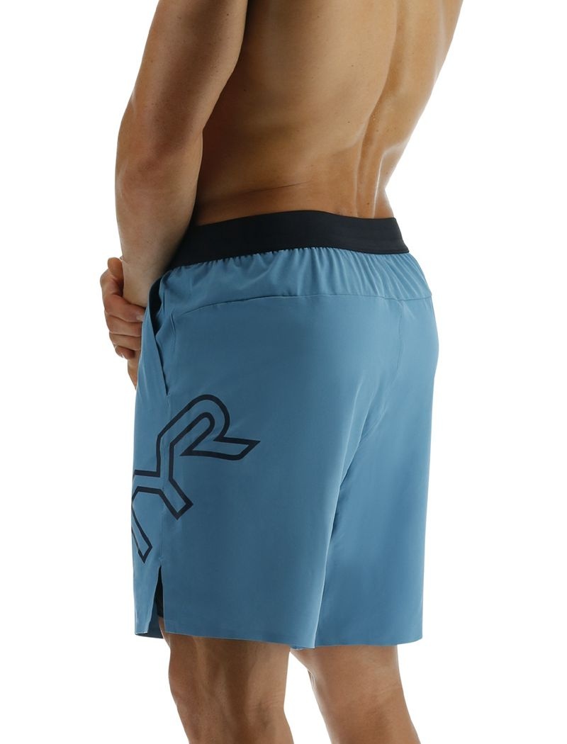 Short Tyr Hydrosphere? Doublée 7 Unbroken Big Logo Homme Bleu | 60365774JSP