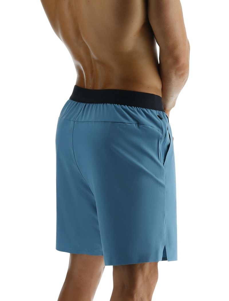 Short Tyr Hydrosphere? Doublée 7 Unbroken Big Logo Homme Bleu | 60365774JSP