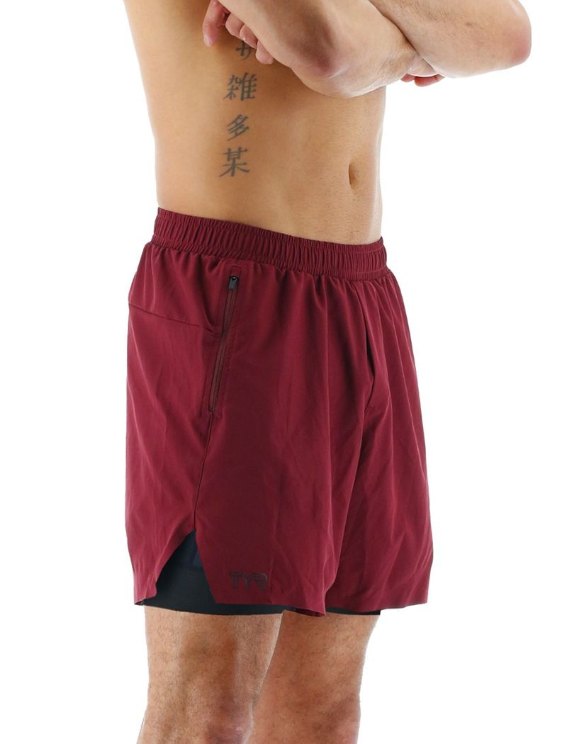 Short Tyr Hydrosphere? Doublée 6 Momentum Homme Rouge | 32666455FQS