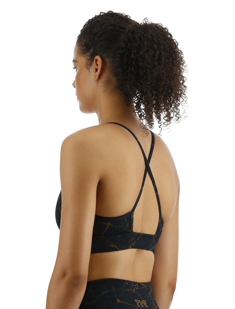 Soutien Gorge Sport Tyr Base Kinetic? High Neck Femme Noir | 69461356AST