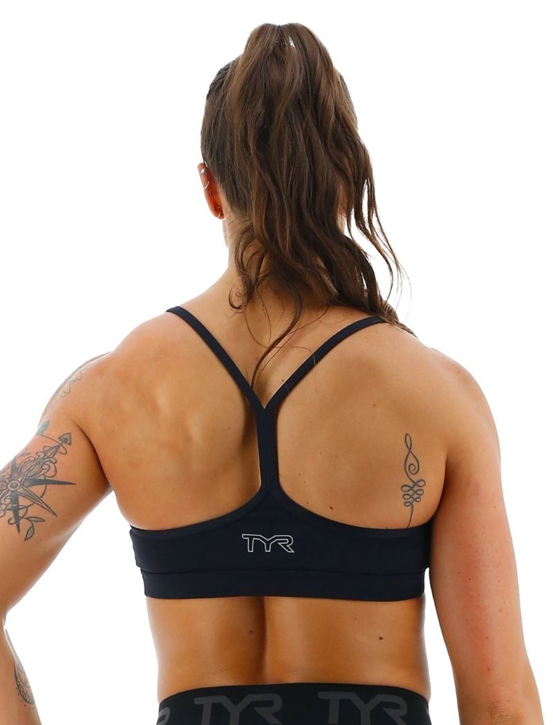 Soutien Gorge Sport Tyr Base Kinetic? V-neck Femme Noir | 51788038YHY