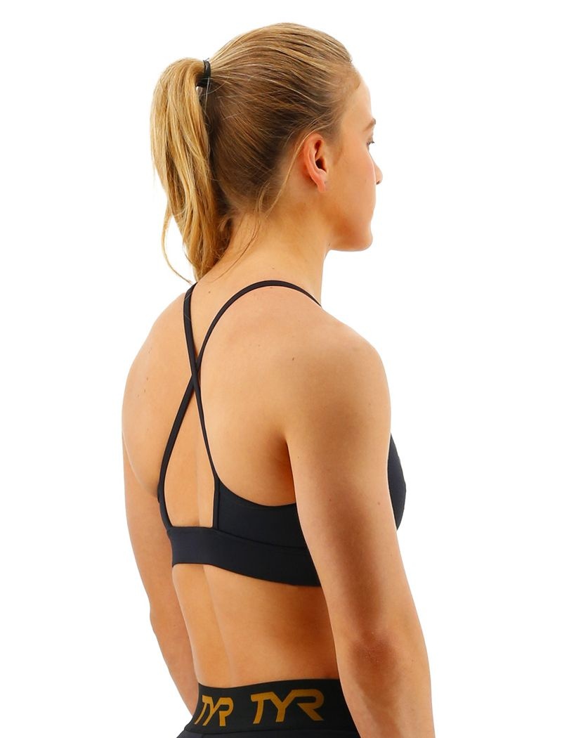 Soutien Gorge Sport Tyr Base Kinetic? High Neck Femme Noir | 44754656MSL