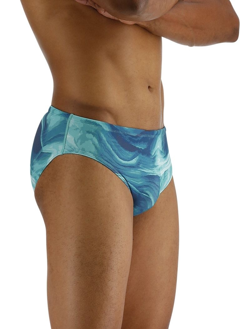 Maillot de Bain Tyr Durafast Elite? Mezio Homme Turquoise Bleu | 46761678ITY