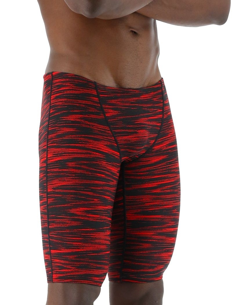 Maillot de Bain Tyr Durafast Elite? Jammer Fizzy Homme Rouge Noir | 34560617GML