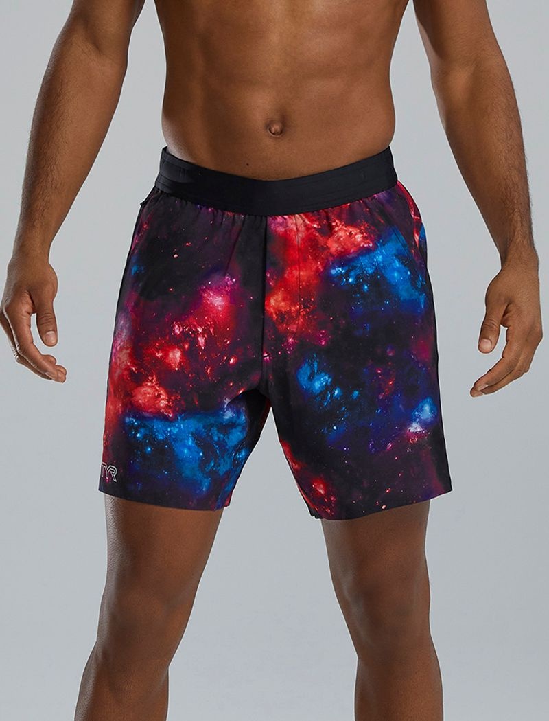 Short Tyr Hydrosphere? Unlined 7 Unbroken Homme Noir Bleu Rouge | 65842911ZJM