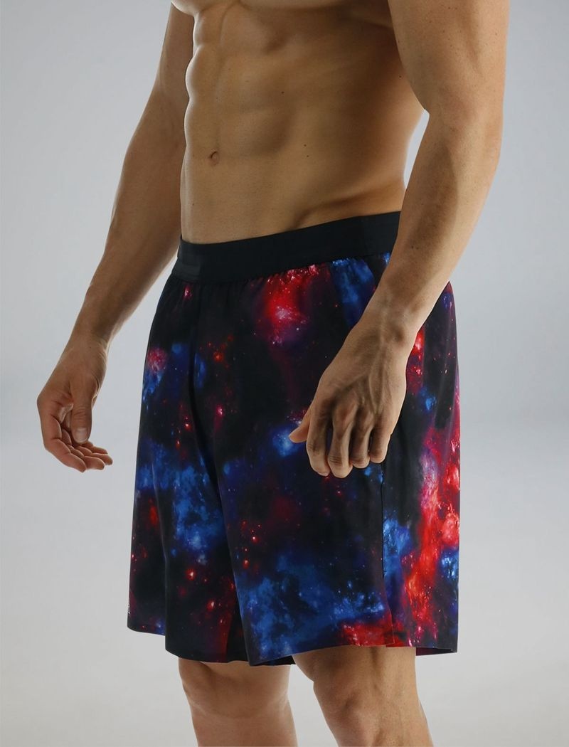 Short Tyr Hydrosphere? Doublée 7 Unbroken Homme Noir Bleu Rouge | 71622450SLA