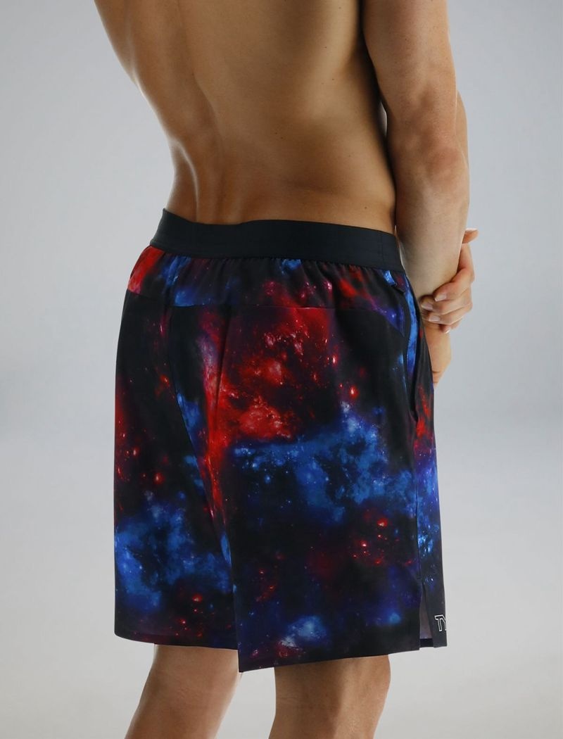 Short Tyr Hydrosphere? Doublée 7 Unbroken Homme Noir Bleu Rouge | 71622450SLA