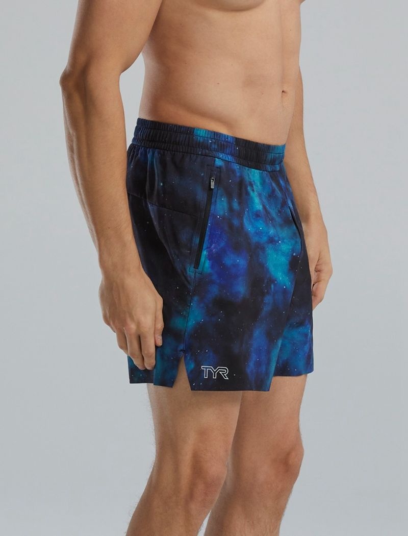 Short Tyr Hydrosphere? Unlined 6 Momentum Homme Bleu Noir Turquoise | 65238654WSA