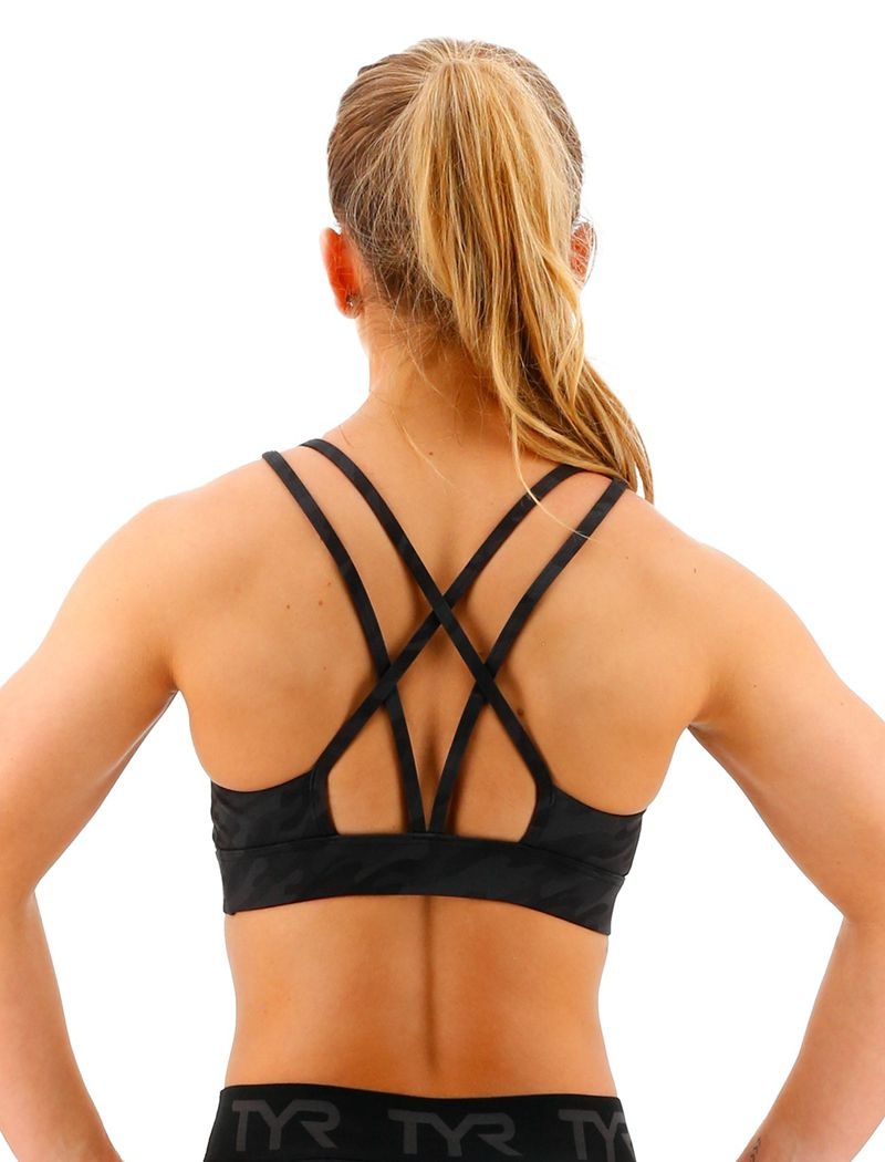 Soutien Gorge Sport Tyr Base Kinetic? Dual Brides Femme Noir | 61923407ZBC