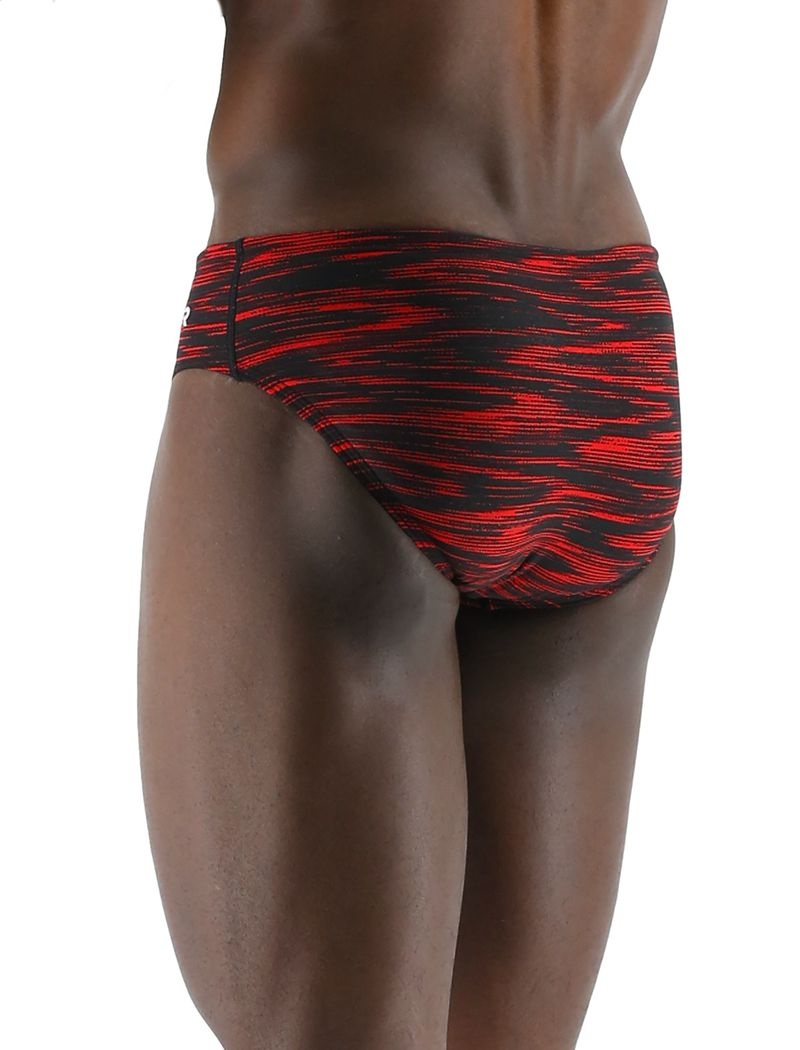 Maillot de Bain Tyr Durafast Elite? Fizzy Homme Rouge Noir | 55004656VYQ