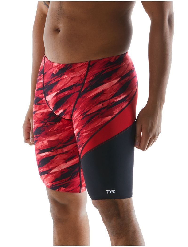 Maillot de Bain Tyr Durafast Elite? Wave Jammer Vitric Homme Rouge | 29969602BMH