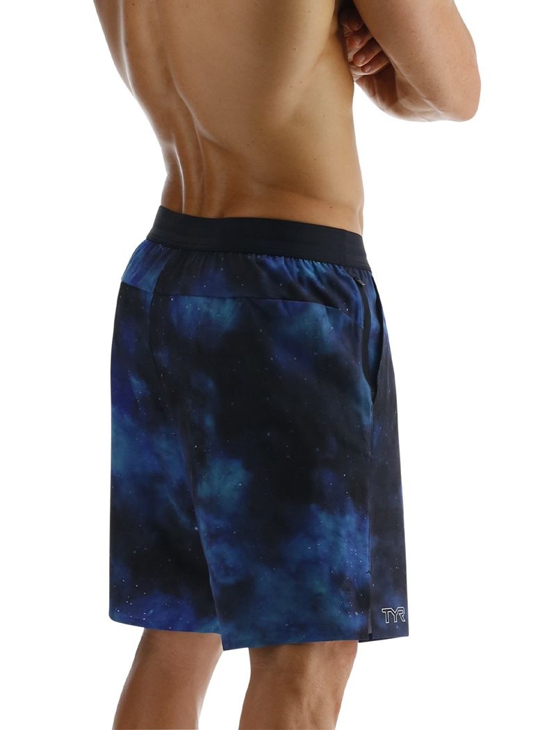 Short Tyr Hydrosphere? Doublée 7 Unbroken Homme Bleu Noir Turquoise | 24340023HGK