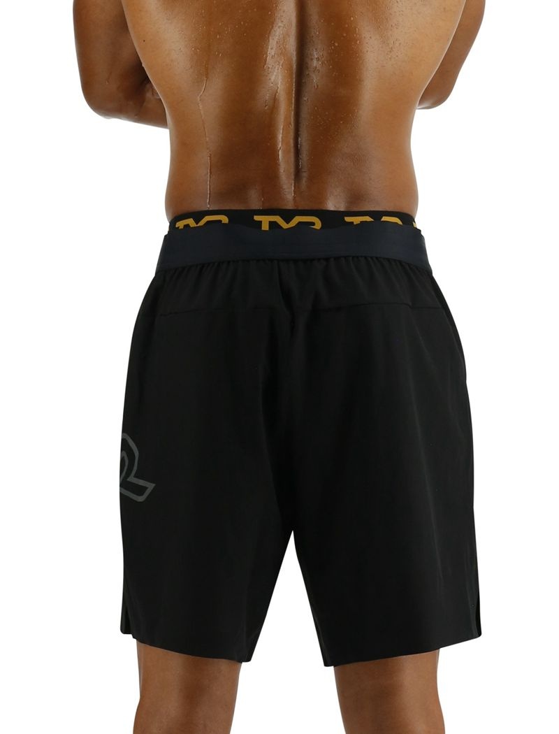 Short Tyr Hydrosphere? Unlined 7 Unbroken Big Logo Homme Noir | 81294059BWD