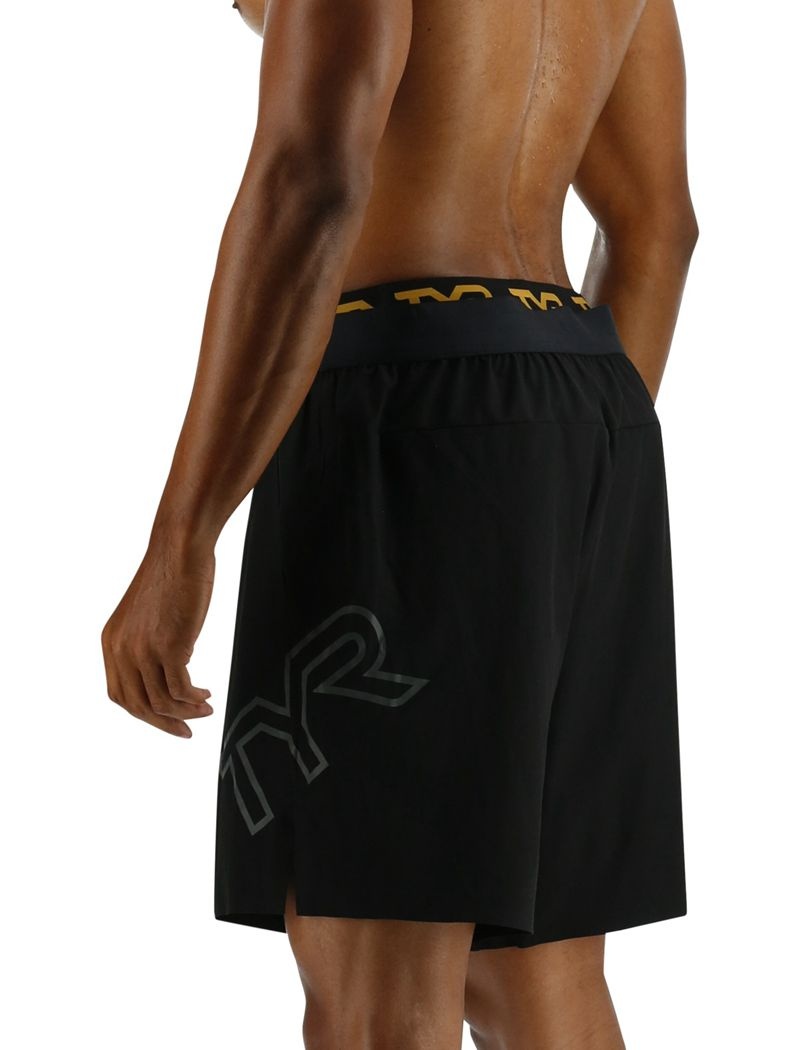 Short Tyr Hydrosphere? Unlined 7 Unbroken Big Logo Homme Noir | 81294059BWD