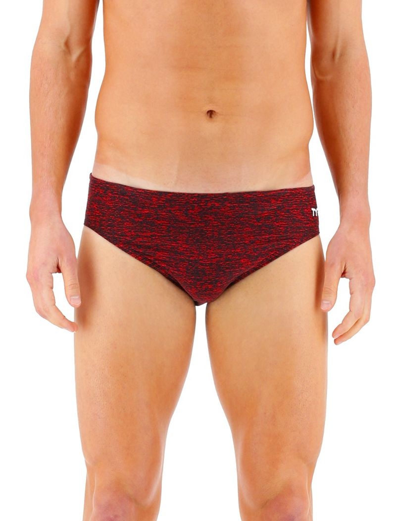 Maillot de Bain Tyr Durafast Elite? Lapped Homme Rouge | 82996163ZQK