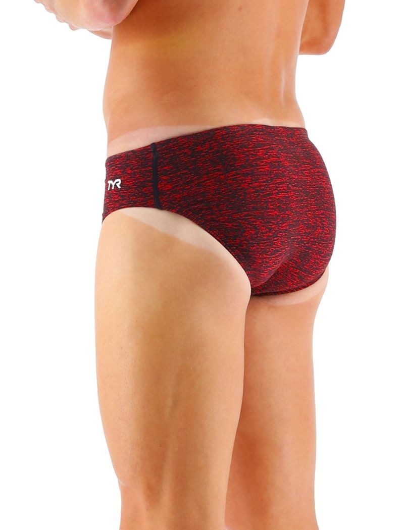 Maillot de Bain Tyr Durafast Elite? Lapped Homme Rouge | 82996163ZQK