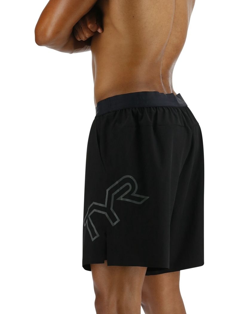 Short Tyr Hydrosphere? Doublée 7 Unbroken Big Logo Homme Noir | 55186874NKP