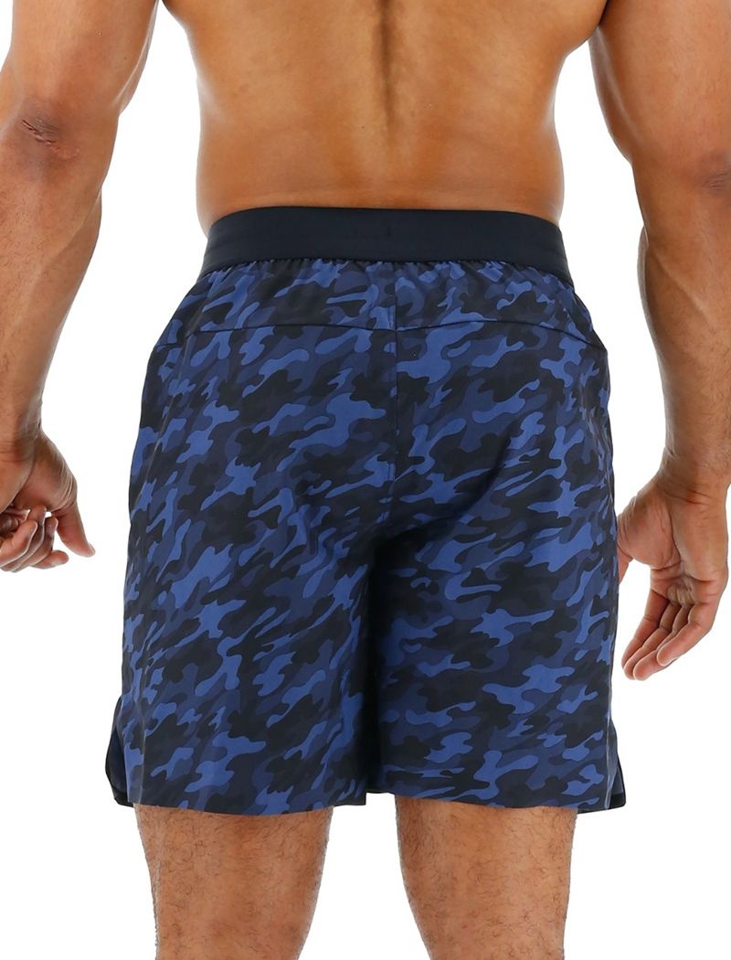 Short Tyr Hydrosphere? Unlined 7 Unbroken Homme Bleu Marine Camouflage | 69750976VRR