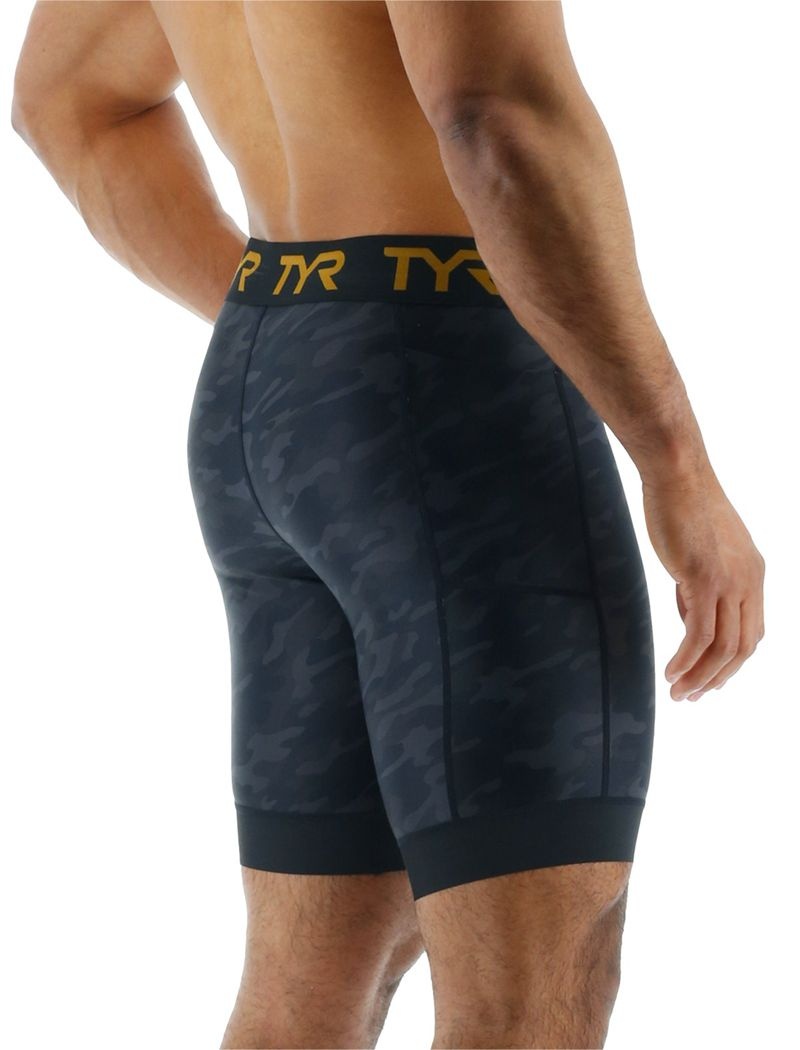 Short Tyr Compression 8 Homme Noir Camouflage | 36849428GRM