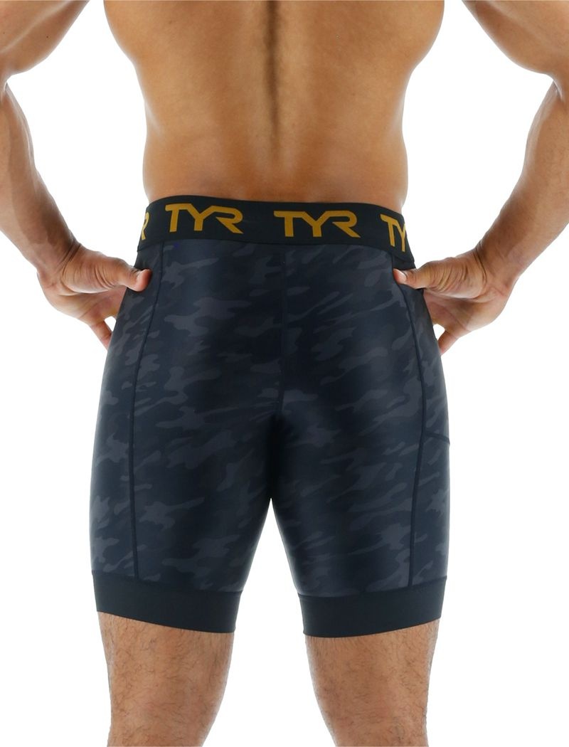 Short Tyr Compression 8 Homme Noir Camouflage | 36849428GRM