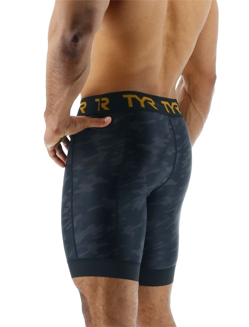 Short Tyr Compression 8 Homme Noir Camouflage | 36849428GRM