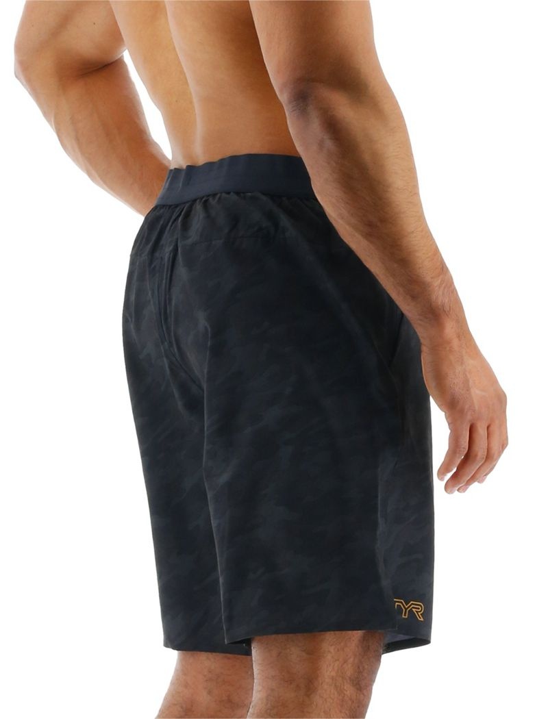 Short Tyr Hydrosphere? Doublée 7 Unbroken Homme Noir Camouflage | 20244702RTH