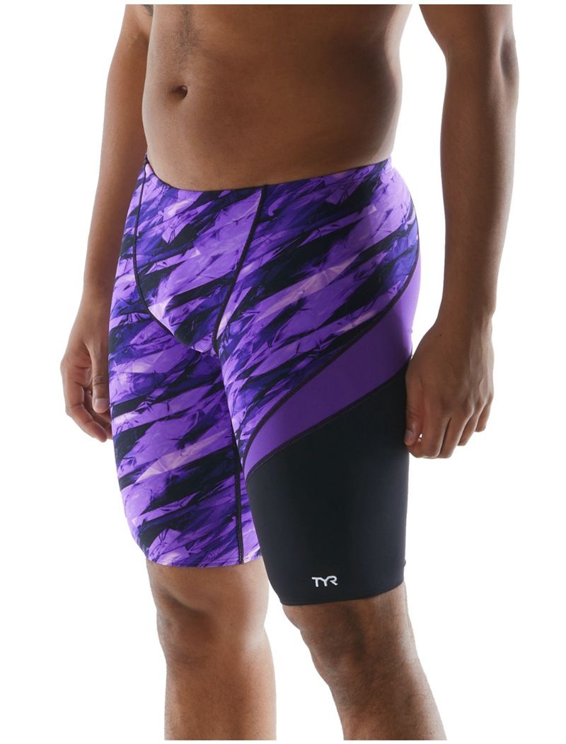 Maillot de Bain Tyr Durafast Elite? Wave Jammer Vitric Homme Violette | 01218733OCW