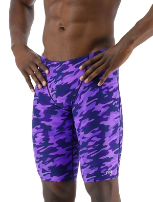 Maillot de Bain Tyr Durafast Elite? Jammer Camo Homme Violette | 62301276OXG